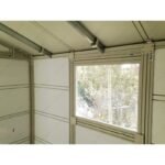 Abri de jardin en PVC 11,2m² DECO gris foncé et blanc Grosfillex – Image 13