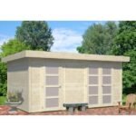 PALMAKO Abri de jardin Lara 12.7 m² en bois massif 28 mm – Image 2