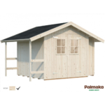 PALMAKO Abri de jardin Marcus 6.5 m² + appentis en bois massif 16 mm – Image 2