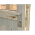 Abri de jardin Pila 7.6 m² en bois massif 28 mm - Gamme White Wood – Image 4