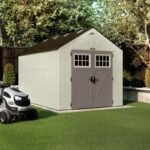 Abri de jardin polyéthylène 35mm 10,27m² Woodgrain + plancher SUNCAST – Image 9