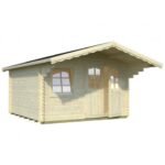 PALMAKO Abri de jardin Sally 12.3 m² avec plancher en bois massif 44 mm – Image 4
