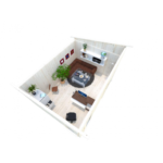 PALMAKO Abri de jardin Simone 13.6 m² en bois massif 88 mm