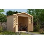 Abri de jardin WEKA 218 de 6.2 m² au choix en bois massif 28 mm – Image 2