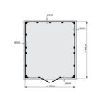 Abri de jardin en PVC 11,2m² DECO gris foncé et blanc Grosfillex – Image 16
