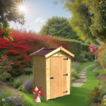 Abri en bois massif certifié 1,98m² – panneaux 16mm + plancher – Habrita – Image 5