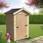 Abri en bois massif certifié 1,98m² – panneaux 16mm + plancher – Habrita – Image 8
