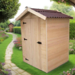 Abri en bois massif certifié 1,98m² – panneaux 16mm + plancher – Habrita – Image 13