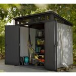 Abri en résine brossée monopente Brossium 4,7m² – Image 3