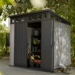 Abri en résine brossée monopente Brossium 4,7m² – Image 14