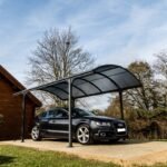 Carport 1 voiture 14,62m² en aluminium et polycarbonate 6mm ANTI-UV – Habrita – Image 10