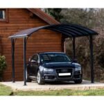 Carport 1 voiture 14,62m² en aluminium et polycarbonate 6mm ANTI-UV – Habrita – Image 12