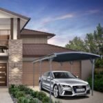 Carport en aluminium anthracite 3×6,47m et polycarbonate 6mm X-METAL – Image 3