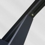 Carport en aluminium anthracite 3×6,47m et polycarbonate 6mm X-METAL – Image 4