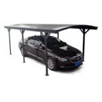 Carport en aluminium anthracite 3×6,47m et polycarbonate 6mm X-METAL – Image 11