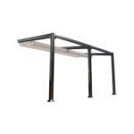 COULEURS DU MONDE - Pergola adossée BARBADE - 3 x 6 mètres - Structure seule – Image 2