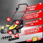 Scarificateur emousseur électrique 1800W – 40cm – Image 2