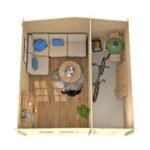 EDEN PARTENAIRE JARDIN Abri de jardin Bleuet M bois naturel sans plancher 380 x 320 cm – Image 2