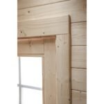 EDEN PARTENAIRE JARDIN Abri de jardin Bleuet M bois naturel sans plancher 380 x 320 cm – Image 10