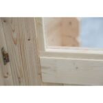 EDEN PARTENAIRE  JARDIN Abri de jardin Coquelicot XL en bois naturel sans plancher 300 x 300 x 700 x 216 cm – Image 8