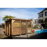 FORESTA - Pool House Blueterm bois THT 12.32 m² + 2 Vantelles + 2 parois comptoir – Image 7