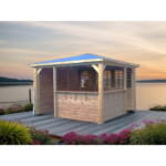 FORESTA - Pool House Blueterm bois THT 12.32 m² semi fermé avec montage – Image 5