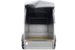 Haute remorque avec bâche 150×106 [bâche grise, arceau, rehausses de ridelles et roue jockey] Garden Trailer 150 KIPP – Image 4