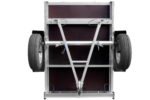 Petite remorque Garden Trailer 150 KIPP avec bâche plate grise et roue jockey – Image 6
