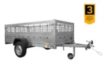 REMORQUE GARDEN TRAILER 264 KIPP (NEW) AVEC REHAUSSES GRILLAGÉES ET ROUE JOCKEYi – Image 3