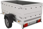 Remorque Garden Trailer 200 KIPP avec roue jockey et rehausses des ridelles – Image 6