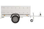 Remorque Garden Trailer 200 KIPP avec roue jockey et rehausses des ridelles – Image 4