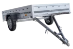 Remorque à essieu simple 264×150 UNITRAILER GARDEN 265 KIPP