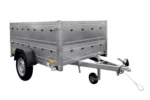 Remorque auto avec rehausses de ridelles et roue jockey Garden Trailer 230 KIPP 2,30 x 1,25 m Unitrailer – Image 4