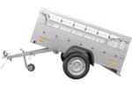 Remorque basculante  200×125 avec ridelles grillagées et roue jockey – Garden Trailer 201 KIPP – Image 4