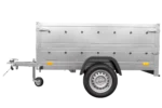 Remorque de voiture Garden Trailer 201 KIPP 500 kg 200 x 125 cm [avec rehausses de ridelles et roue jockey] – Image 7