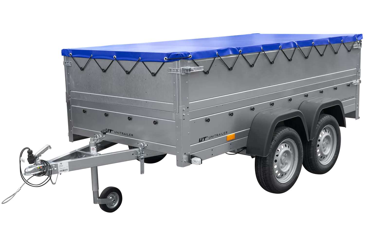 fre_pl_Remorque-double-essieux-Garden-Trailer-264-2-KIPP-avec-roue-jockey-rehausses-de-ridelles-et-bache-plate-bleue-4242_2.webp Remorque double essieux Garden Trailer 264/2 KIPP avec roue jockey, rehausses de ridelles et bâche plate bleue – Image 1