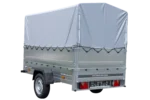 Remorque haute avec rehausses de ridelles et bâche haute – 2,30 x 1,25 m – Garden Trailer 230 KIPP – Image 2
