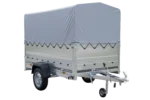 Remorque haute avec rehausses de ridelles et bâche haute – 2,30 x 1,25 m – Garden Trailer 230 KIPP – Image 6