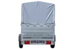 Remorque haute avec rehausses de ridelles et bâche haute – 2,30 x 1,25 m – Garden Trailer 230 KIPP – Image 3