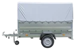 Remorque haute avec rehausses de ridelles et bâche haute – 2,30 x 1,25 m – Garden Trailer 230 KIPP – Image 4