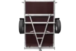 Remorque neuve à vendre Garden Trailer 201 KIPP 500 kg 200×125 cm [avec bâche haute bleue, arceau, ridelles grillagées et roue jockey] – Image 5