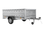 Remorque voiture 264×150 UNITRAILER GARDEN 265 KIPP avec ridelles BIS, châssis H-0 et bâche grise – Image 6