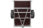 Remorque voiture utilitaire 200×125 Garden Trailer 201 KIPP avec bâche plate et ridelles grillagées – Image 6