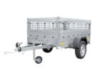 Remorque Garden Trailer 200 KIPP avec rehausses grillagées et roue jockey – Image 3