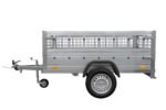 Remorque Garden Trailer 200 KIPP avec rehausses grillagées et roue jockey – Image 4
