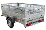 Unitrailer GARDEN TRAILER 230 KIPP (NEW) remorque voiture avec roue jockey et côtés grillagés – Image 3