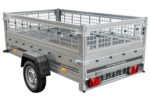 Unitrailer Garden Trailer 230 KIPP (nouveau) – remorque voiture avec roue jockey et côtés grillagés – Image 3