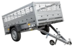 Unitrailer GARDEN TRAILER 230 KIPP (NEW) remorque voiture avec roue jockey et côtés grillagés