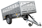 Unitrailer Garden Trailer 230 KIPP (nouveau) – remorque voiture avec roue jockey et côtés grillagés
