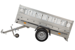 Unitrailer Garden Trailer 230 KIPP (nouveau) – remorque voiture avec roue jockey et côtés grillagés – Image 6
